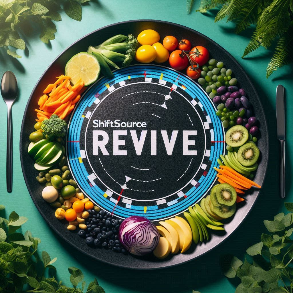 Colorful healthy food plate